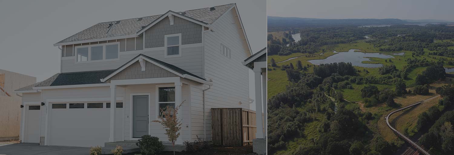 New homes at Ramble Creek in Ridgefield, WA